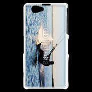 Coque Sony Xperia Z1 Compact Kitesurfeur en mer 5