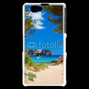 Coque Sony Xperia Z1 Compact Vue de la mer bleue 10