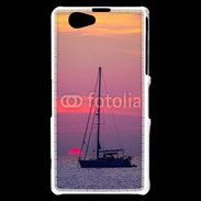 Coque Sony Xperia Z1 Compact Couché de soleil en mer 50