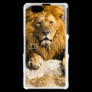 Coque Sony Xperia Z1 Compact Tête de lion