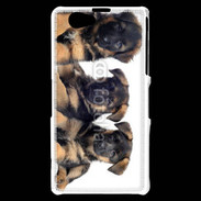 Coque Sony Xperia Z1 Compact Chiots Berger Allemand