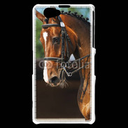 Coque Sony Xperia Z1 Compact Dressage cheval 1