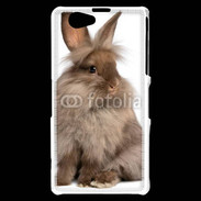 Coque Sony Xperia Z1 Compact Lapin marron