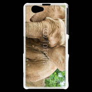 Coque Sony Xperia Z1 Compact Elephant d'Afrique