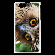 Coque Sony Xperia Z1 Compact Tête de chouette