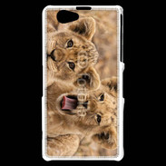 Coque Sony Xperia Z1 Compact Lionceaux