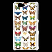 Coque Sony Xperia Z1 Compact Tableau de papillons