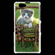 Coque Sony Xperia Z1 Compact Panier de chatton