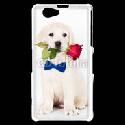 Coque Sony Xperia Z1 Compact Chiot gentleman