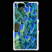 Coque Sony Xperia Z1 Compact Banc de poissons bleus