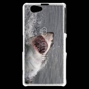 Coque Sony Xperia Z1 Compact Attaque de requin blanc