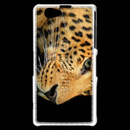 Coque Sony Xperia Z1 Compact Tête de léopard 2