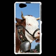 Coque Sony Xperia Z1 Compact Vache de race Abondance Savoie