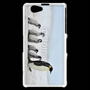 Coque Sony Xperia Z1 Compact Famille de Pingouin Empereur