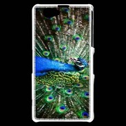 Coque Sony Xperia Z1 Compact Paon faisant la roue