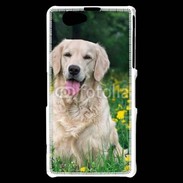 Coque Sony Xperia Z1 Compact Portrait de Chien Golden 5