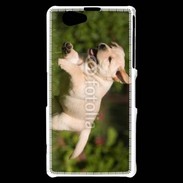 Coque Sony Xperia Z1 Compact Chiot labrador 3