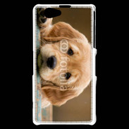Coque Sony Xperia Z1 Compact Chiot labrador golden 2
