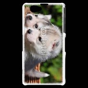Coque Sony Xperia Z1 Compact Chiot Husky de Sibérie 3