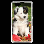 Coque Sony Xperia Z1 Compact Adorable chiot Border collie