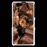 Coque Sony Xperia Z1 Compact Chiot Yorkshire 10