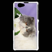 Coque Sony Xperia Z1 Compact Chat persan 1
