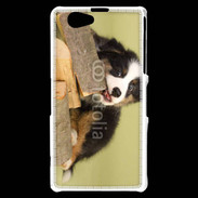 Coque Sony Xperia Z1 Compact Chiot bucheron
