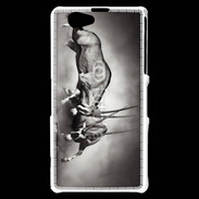Coque Sony Xperia Z1 Compact Combat d'animaux sauvages