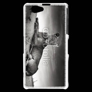 Coque Sony Xperia Z1 Compact Lionne sur une dune
