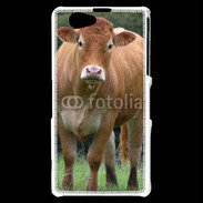 Coque Sony Xperia Z1 Compact Vache de race limousine