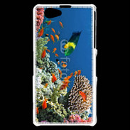 Coque Sony Xperia Z1 Compact Poissons tropicaux et coraux 5
