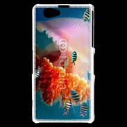 Coque Sony Xperia Z1 Compact Méduse géante et poissons