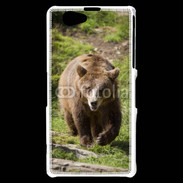 Coque Sony Xperia Z1 Compact Ours brun en ballade