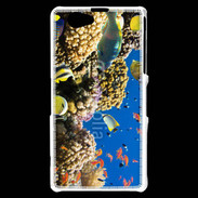 Coque Sony Xperia Z1 Compact Poisson et coraux de toutes les couleurs