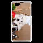 Coque Sony Xperia Z1 Compact Chiot chef cuisinier