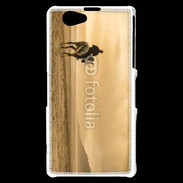 Coque Sony Xperia Z1 Compact Ballade à cheval sur la plage