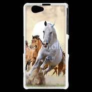 Coque Sony Xperia Z1 Compact Course de chevaux 2