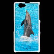 Coque Sony Xperia Z1 Compact Spectacle de dauphin