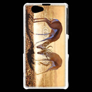 Coque Sony Xperia Z1 Compact Duel de springbok