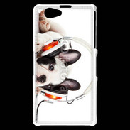 Coque Sony Xperia Z1 Compact Chien et musique