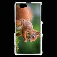 Coque Sony Xperia Z1 Compact Ecureuil avec des noisettes