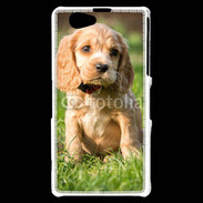 Coque Sony Xperia Z1 Compact Chiot cocker Spaniel