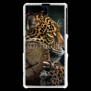 Coque Sony Xperia Z1 Compact Portrait d'un jaguar