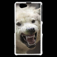 Coque Sony Xperia Z1 Compact Attention au loup