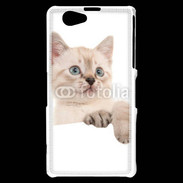 Coque Sony Xperia Z1 Compact Petit chaton en portrait