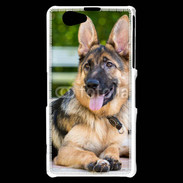 Coque Sony Xperia Z1 Compact Portrait d'un berger allemand adulte