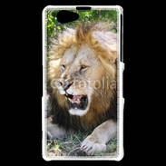 Coque Sony Xperia Z1 Compact Portrait de lion 25