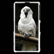 Coque Sony Xperia Z1 Compact Parrot blanc 10