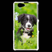 Coque Sony Xperia Z1 Compact Chiot Border Collie 100