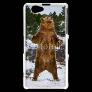 Coque Sony Xperia Z1 Compact Grizzly en colère